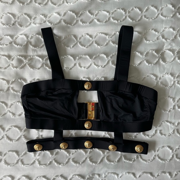 MONICA HANSEN Rich and Fab Cutout Bikini Top - Picture 8 of 14